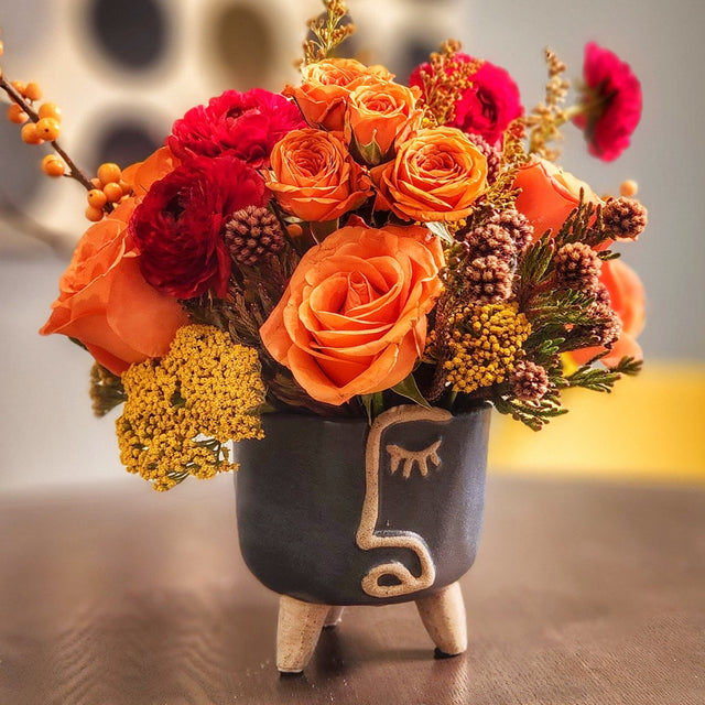 Orange centerpiece