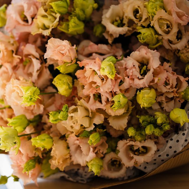 Lisianthus flower bouquet