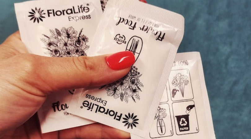Flower food packets