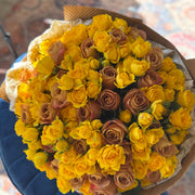 Bouquet of yellow roses