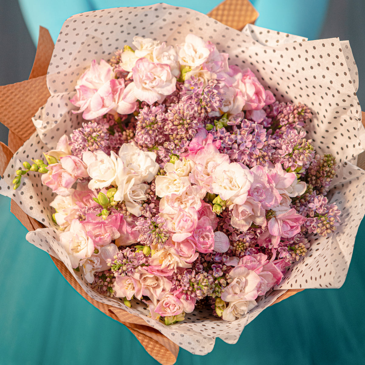 Freesia flowers bouquet