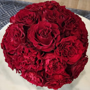 Red rose centerpieces
