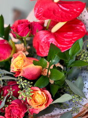 Urban Bloom bouquet adding a touch of modern elegance and color to home décor.